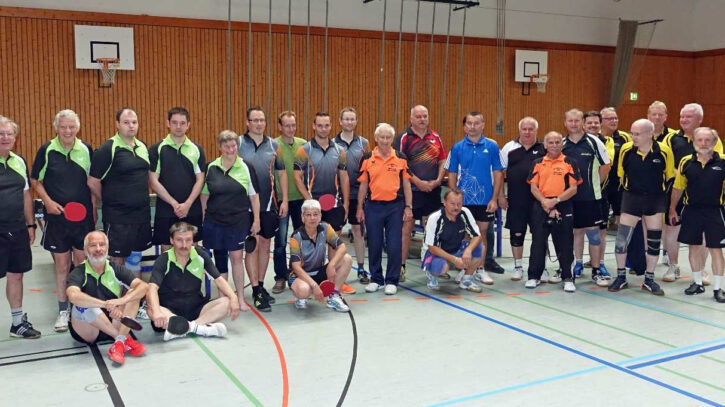 Gruppenbild SVO Jahressportfest 2016 Tischtennis