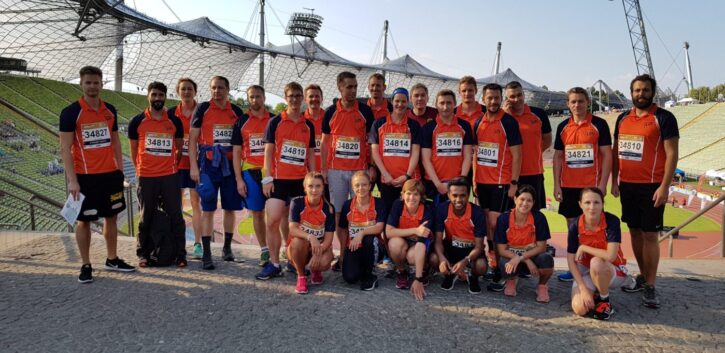 Die Starter vom SV OSRAM beim B2Run 2018 in München