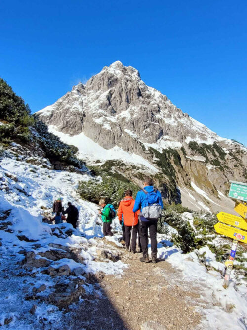 Aufstieg zur Coburger Hütte