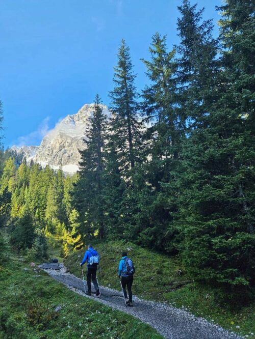 Aufstieg zur Coburger Hütte