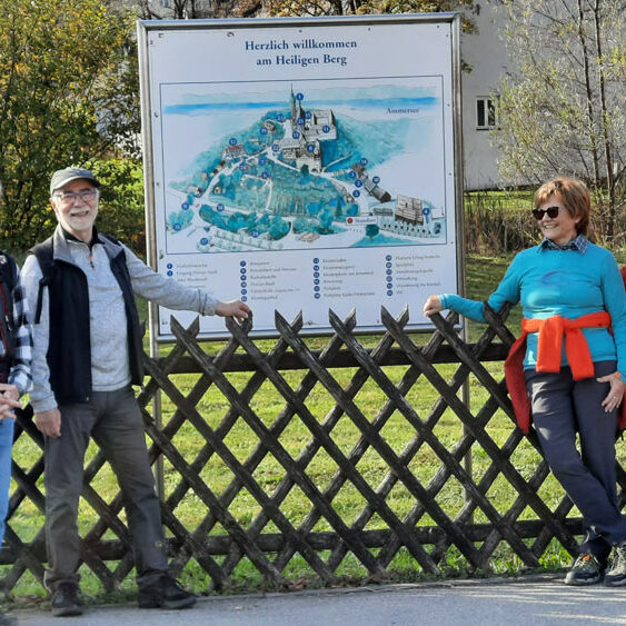 Kurz vor der Einkehr in Andechs