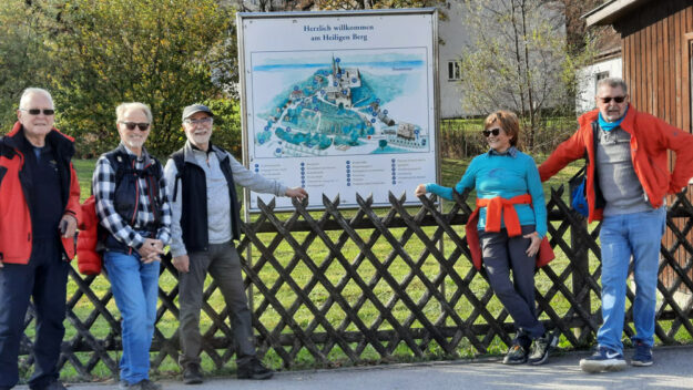 Kurz vor der Einkehr in Andechs