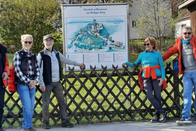 Kurz vor der Einkehr in Andechs