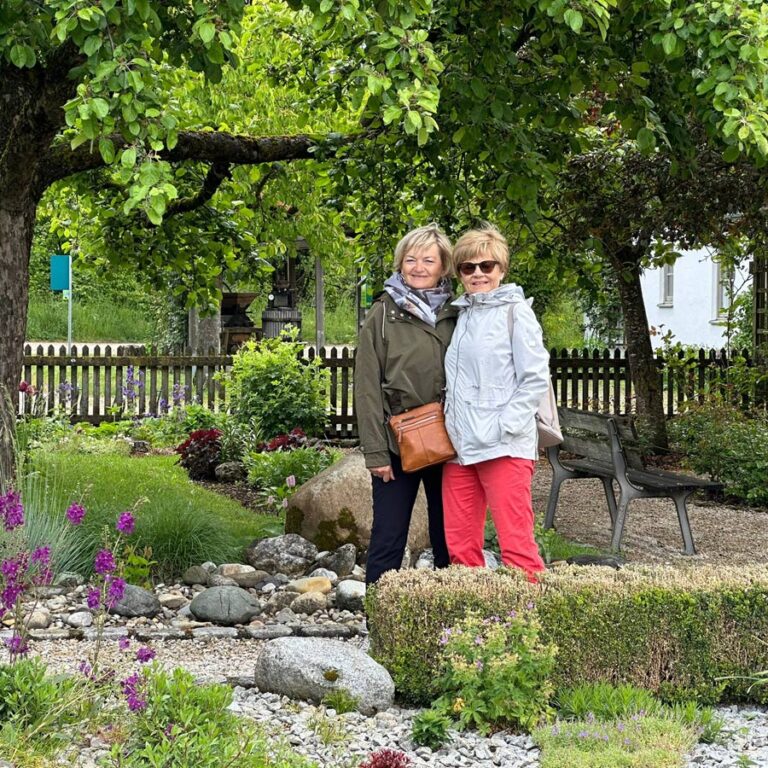 im Garten des Gartenbauvereins