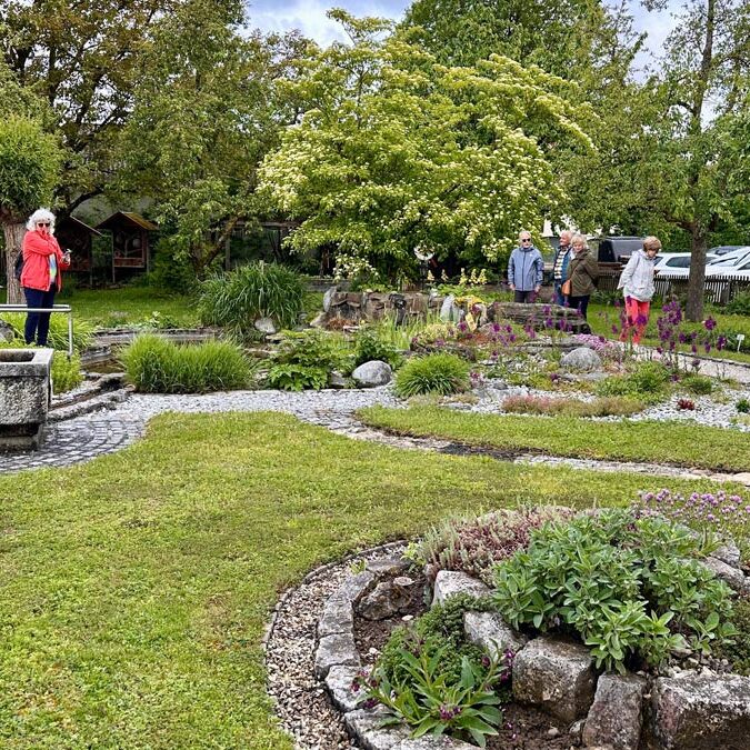im Garten des Gartenbauvereins